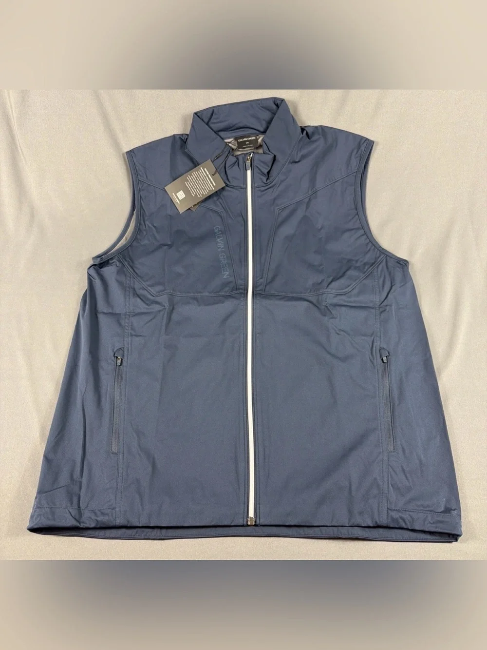 Galvin Green Golf Vest Lathan Wind Rain XXL Navy Polyester NWT MSRP $219
